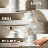 Salubrito primer plano del botón único, control simple y rápido