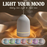 Salubrito difusor con luz LED en ciclo, ambiente relajante personalizable
