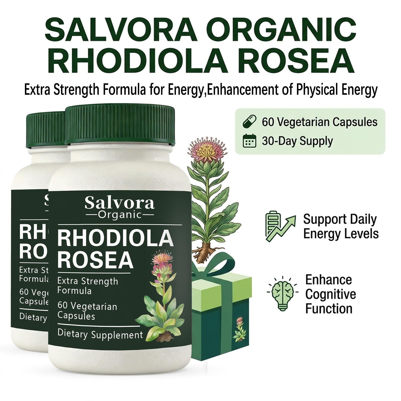 Salvora Organic detalle de la etiqueta que destaca ingredientes y pureza