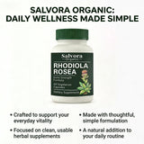 Salvora Organic en entorno natural que sugiere ingredientes puros