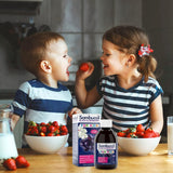 Sambucol etiqueta nutricional visible con ingredientes clave