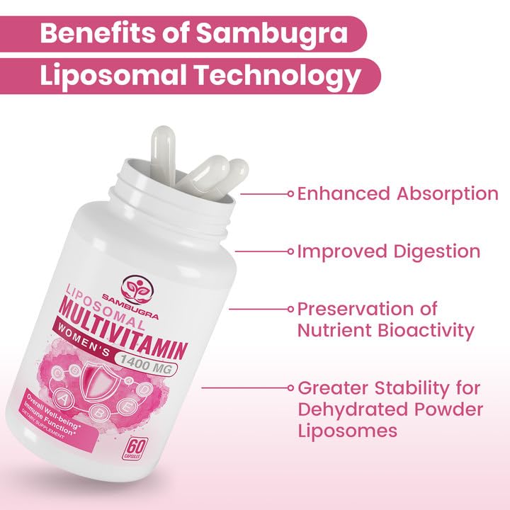 Sambugra etiqueta con lista de ingredientes y beneficios para mujeres