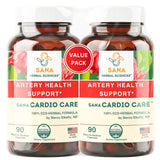 Sana Cardio Care frontal del envase mostrando diseño y cantidad, transmite confianza