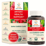 Sana Herbal Sciences frente del empaque mostrando presentación y beneficio cardiovascular