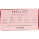 Sand + Fog primer plano del roll-on y textura del aceite, aplicación precisa