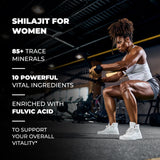 SANDHUHERBALS ingredientes shilajit y ashwagandha visualizados juntos