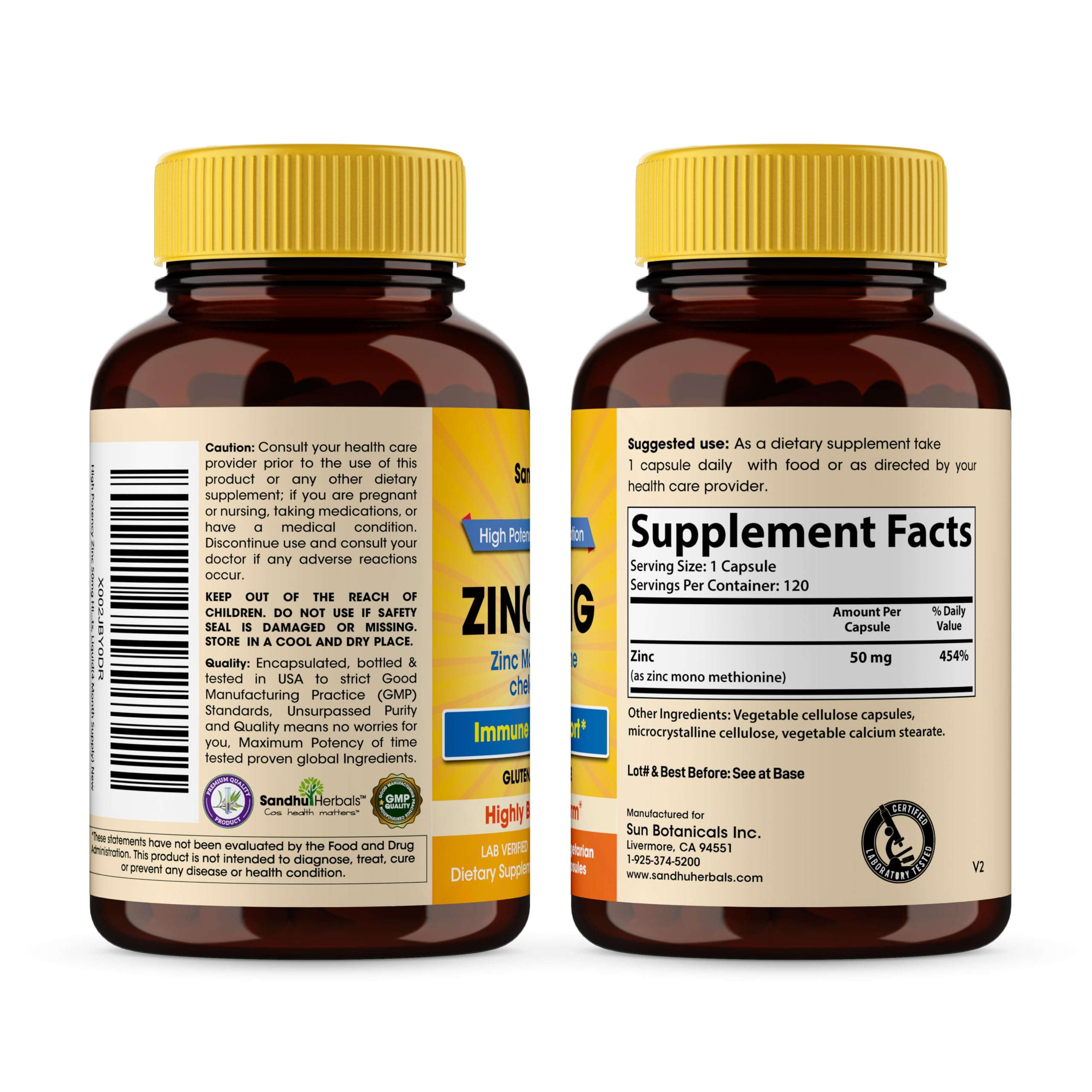 SANDHUHERBALS comparación de tamaño en mano para visualizar dosis cómoda
