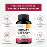Sandhu's detalle de glycine en polvo apoyando detox renal