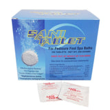 Sanicare empaque frontal mostrando 100 tabletas y control de dosis