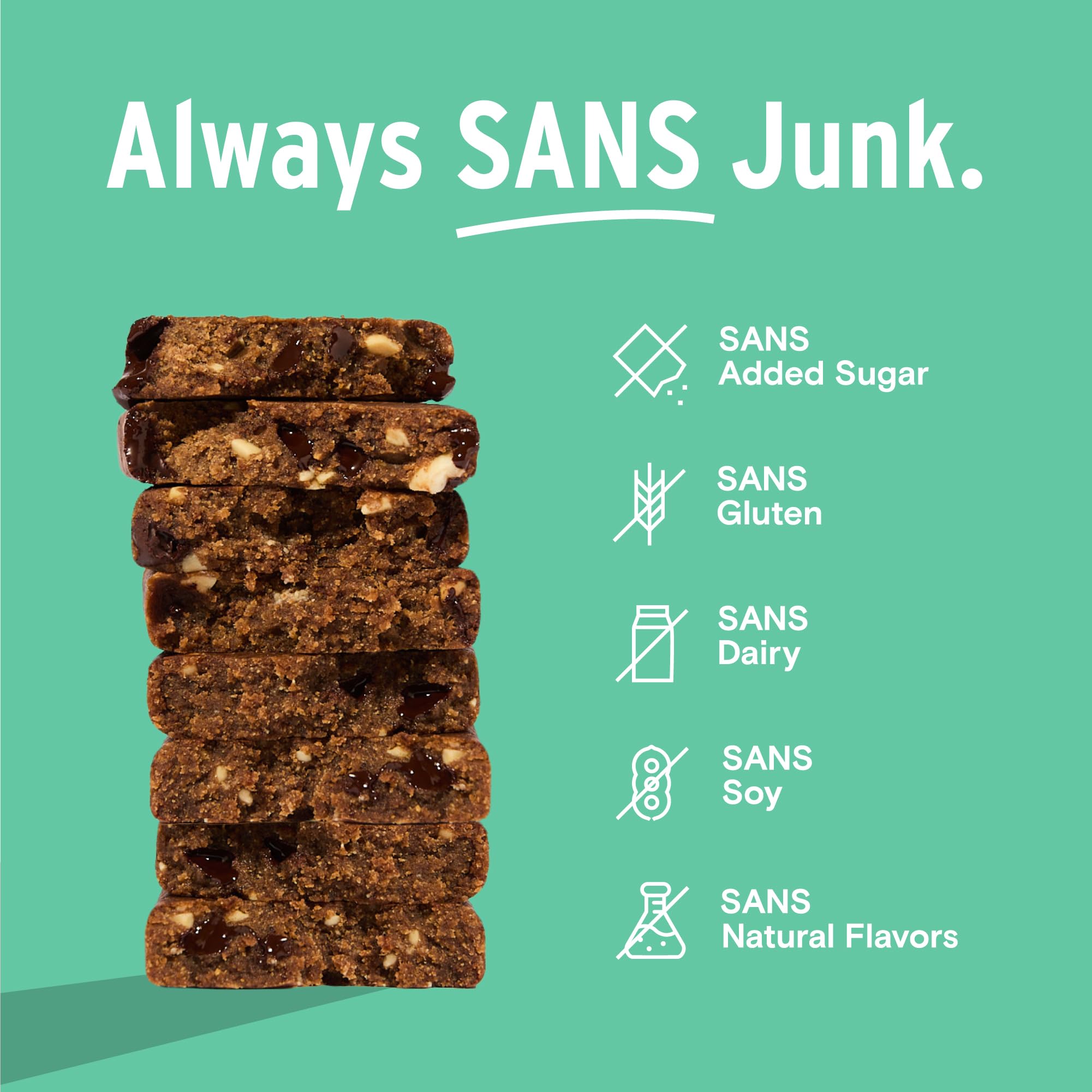 SANS ingredientes con semillas y frutos secos que destacan proteínas naturales