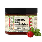 Santa Cruz Paleo envase frontal mostrando 30 servicios y sabor frambuesa menta