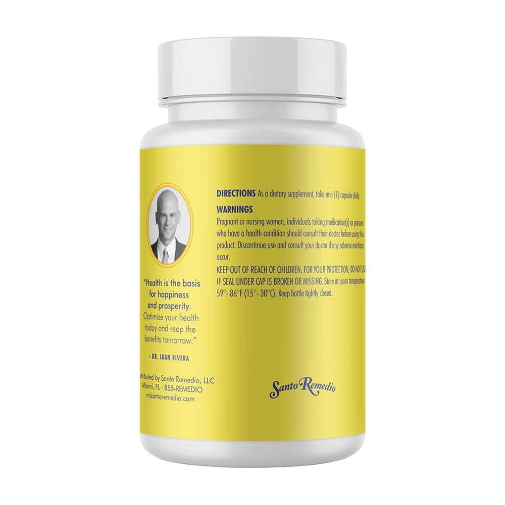 Santo Remedio etiqueta con información nutricional para claridad y confianza