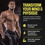 Sapir's Nutrition Alpha etiqueta legible con ingredientes y beneficios