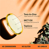 sapling detalle de ingredientes con líquenes y K2VITAL para origen vegetal