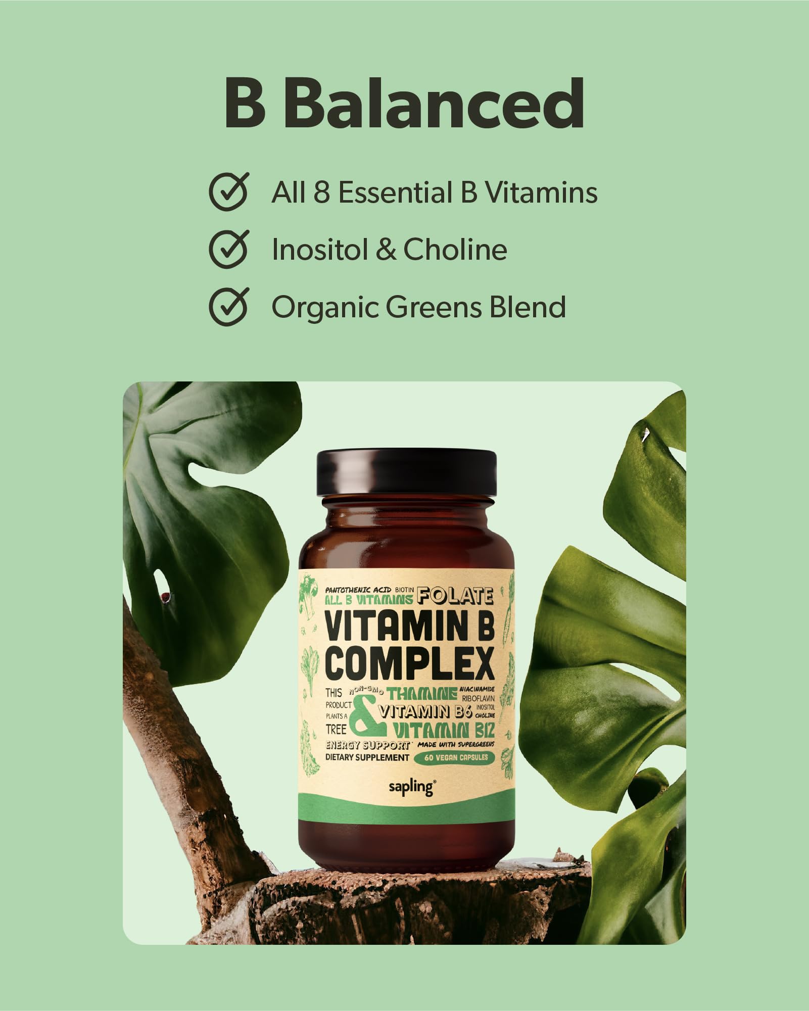 sapling mezcla de chlorella spirulina y verduras representando supergreens