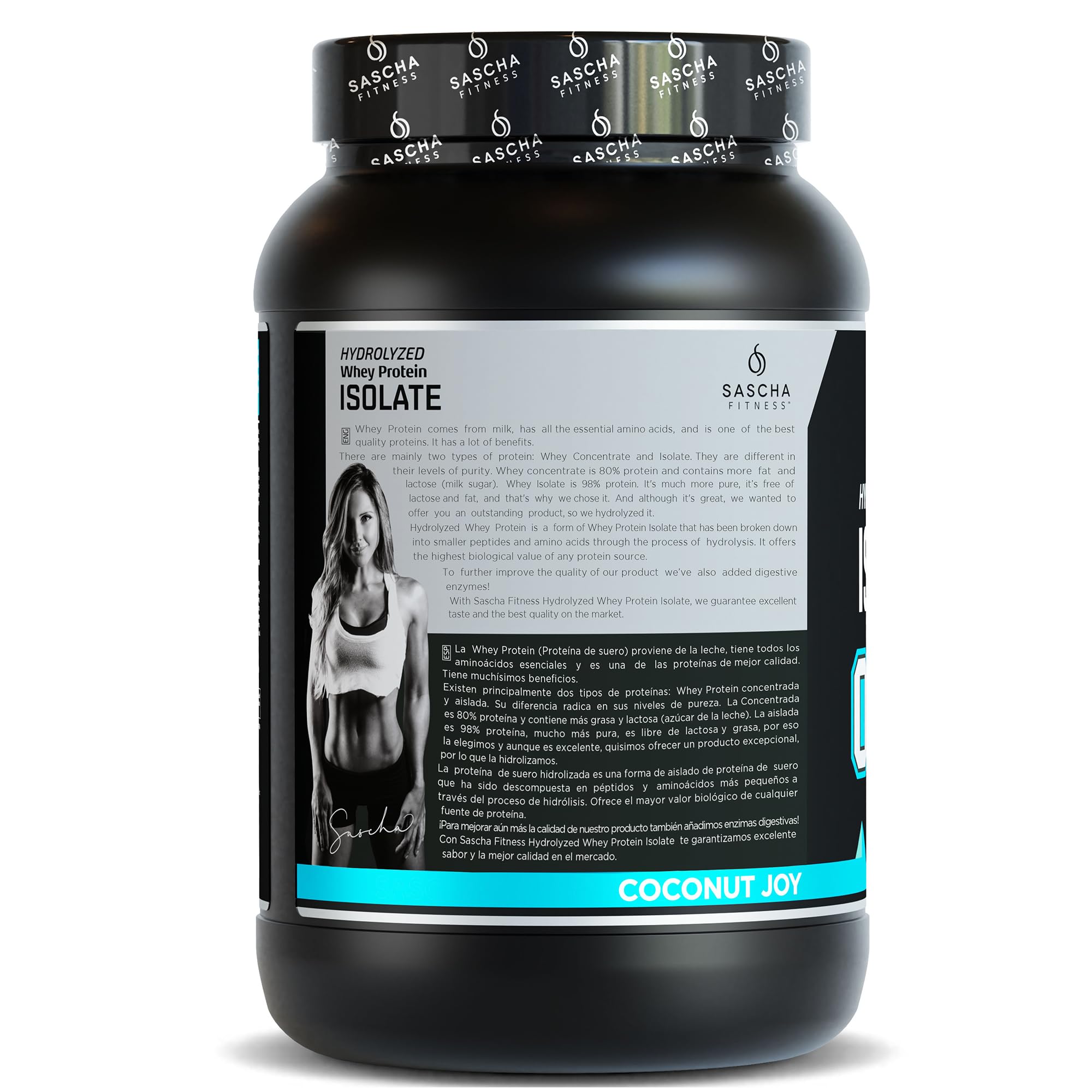 SASCHA FITNESS batido cremoso de coco listo para beber, ideal saciante