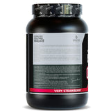 SASCHA FITNESS etiqueta nutricional en detalle, claridad en ingredientes y macros