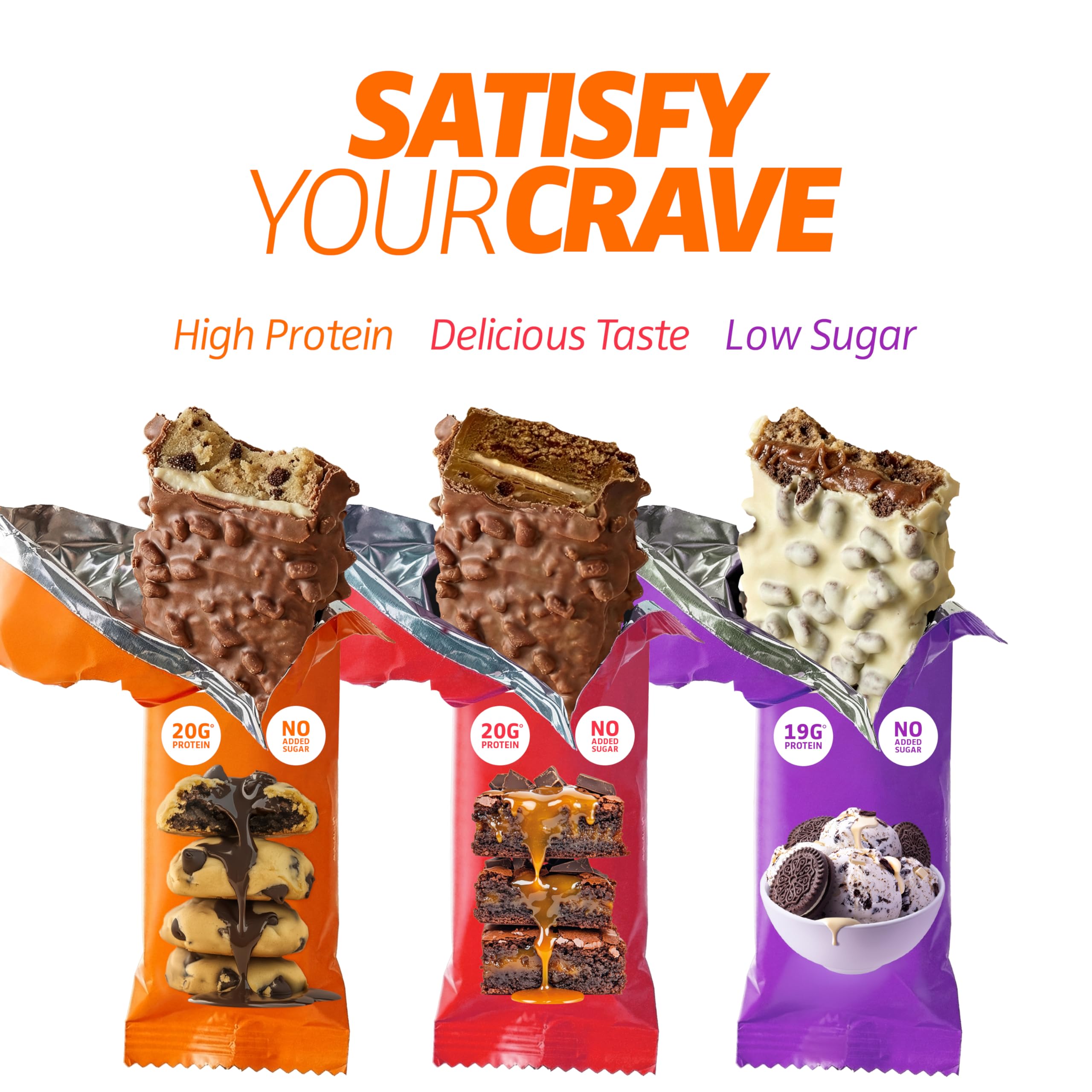 Satisfy Your Crave caja de 12 pack ideal para despensa y consumo continuo