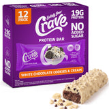 Satisfy Your Crave frontal del envase mostrando sabor y beneficios