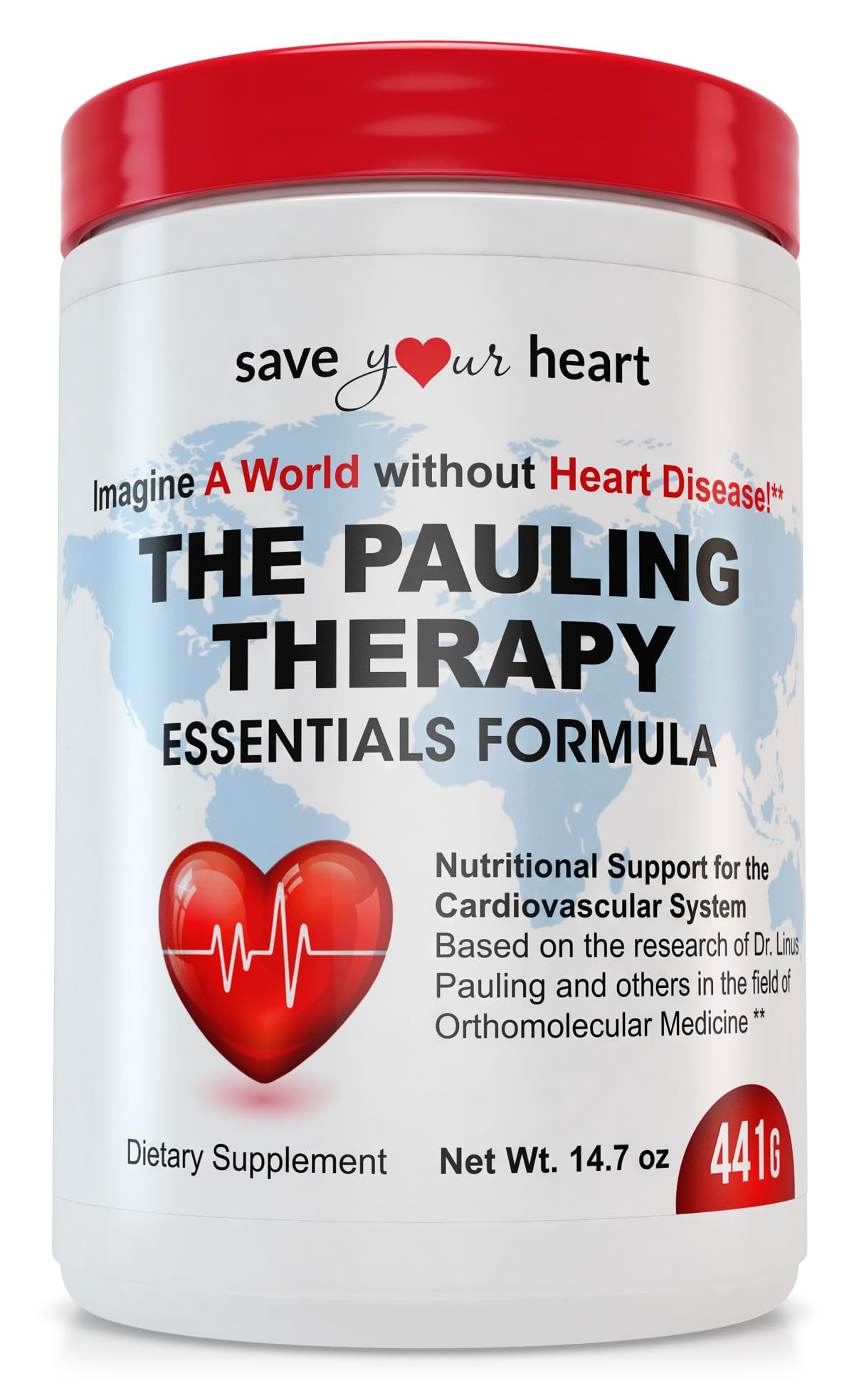 SAVE YOUR HEART vaso con bebida mezclada que muestra consumo práctico diario