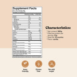 SAVVY detalles de ingredientes MCT y colágeno que aportan energía y soporte