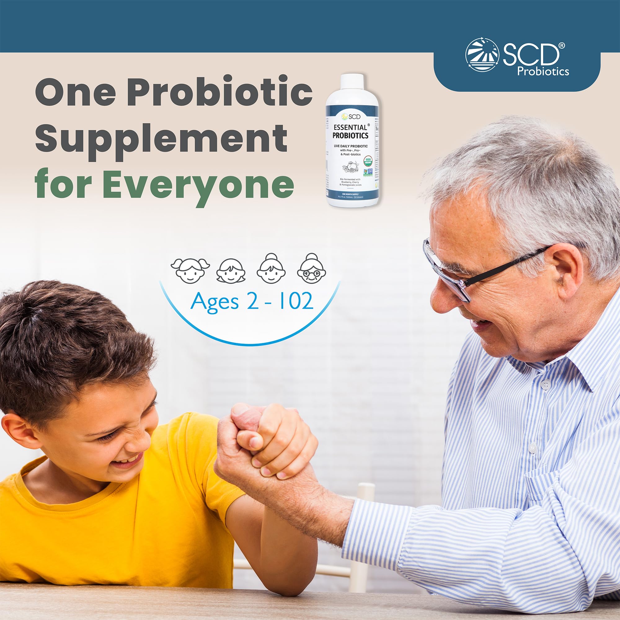 SCD Probiotics cuchara medidora con servicio exacto para dosificación simple