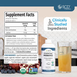 SCD Probiotics botella en cocina sobre encimera integrándose a la rutina