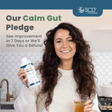 SCD Probiotics comparación de tamaño de la botella para estimar porciones