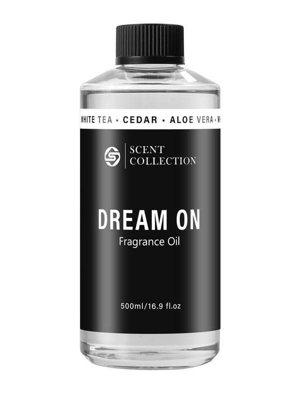 scent collection botella frontal 500ml mostrando diseño premium y beneficio de larga duración