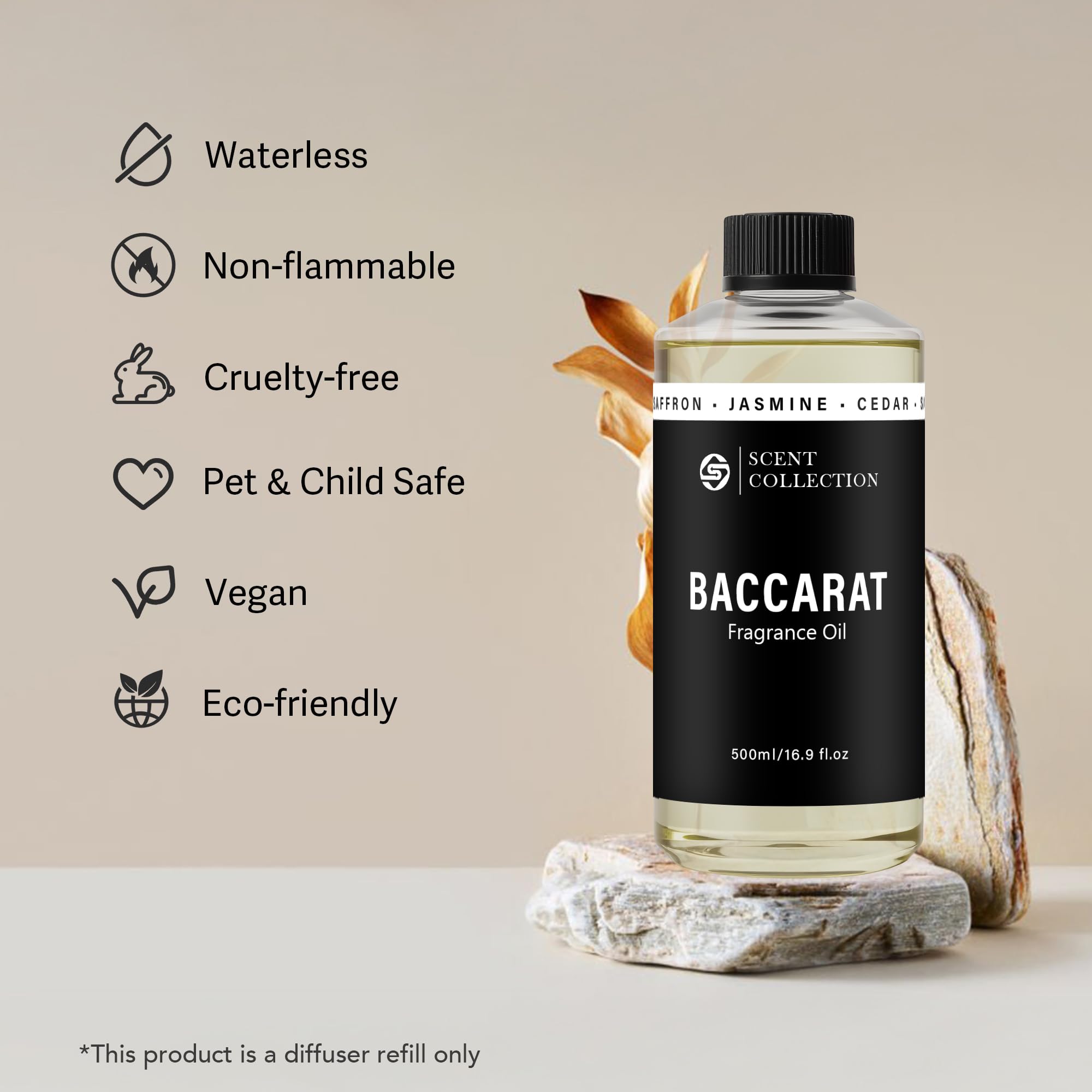 scent collection aceite vertiéndose en difusor sin agua para uso inmediato