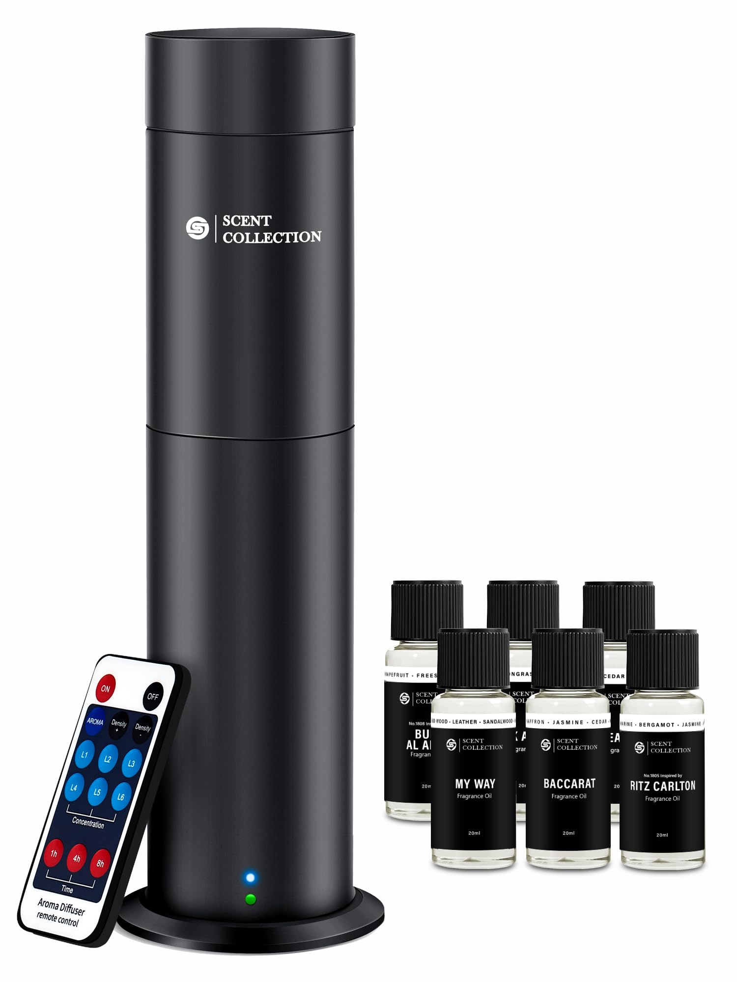 scent collection difusor frontal mostrando diseño elegante y rendimiento