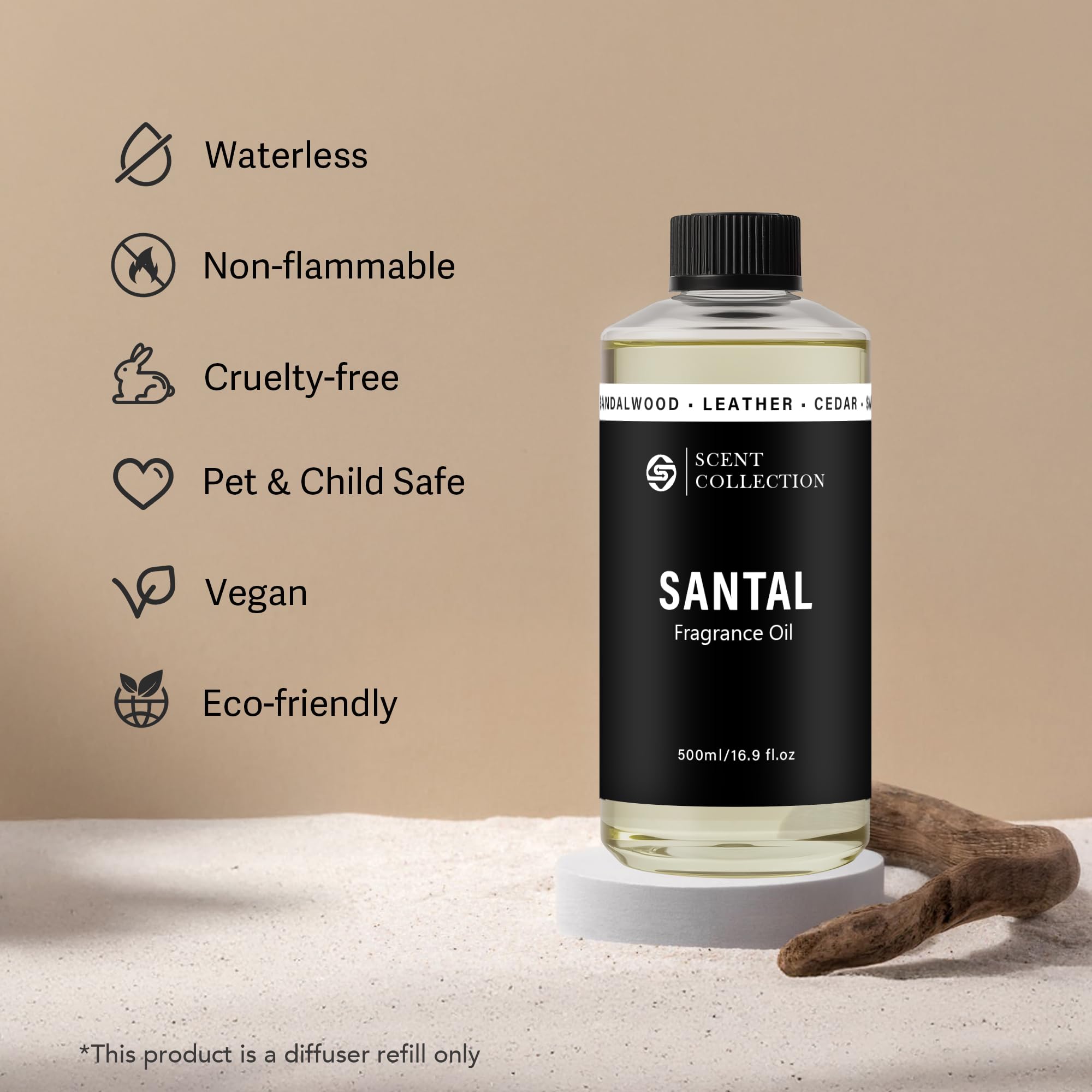 Scent Collection recarga en difusor de coche para aroma estable en viajes