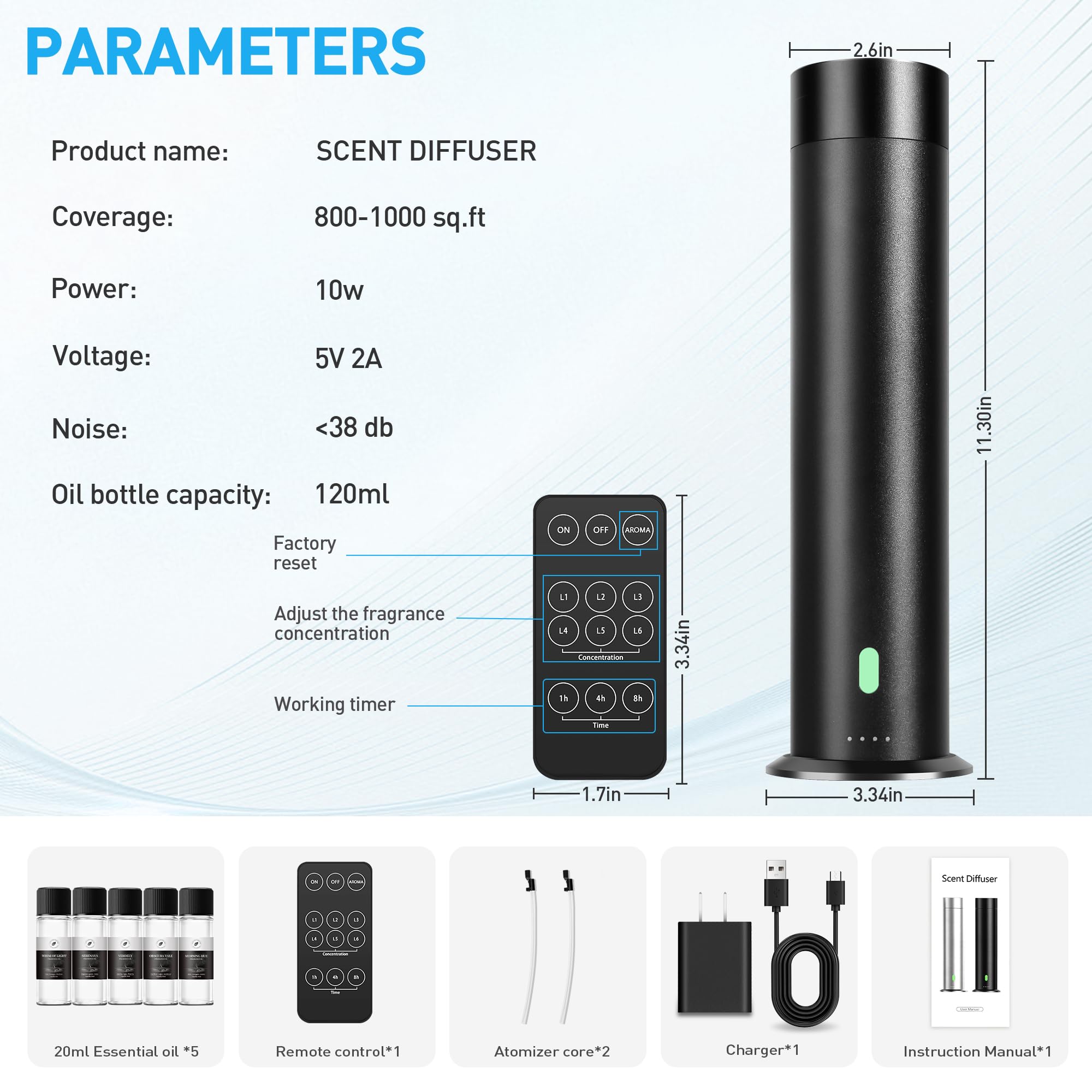 ScentDinbor junto a un libro para comparar tamaño y entender escala práctica