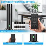 ScentDinbor control remoto en mano facilita ajuste a distancia y comodidad