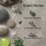 Scent Fill recarga junto a una regla para comparar tamaño y portabilidad