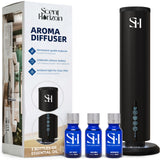 SCENTHORIZON difusor torre vista frontal elegante y discreta que perfuma espacios grandes