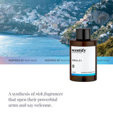 Scentify Amalfi vierto en difusor en uso para crear ambiente relajante tipo spa en casa