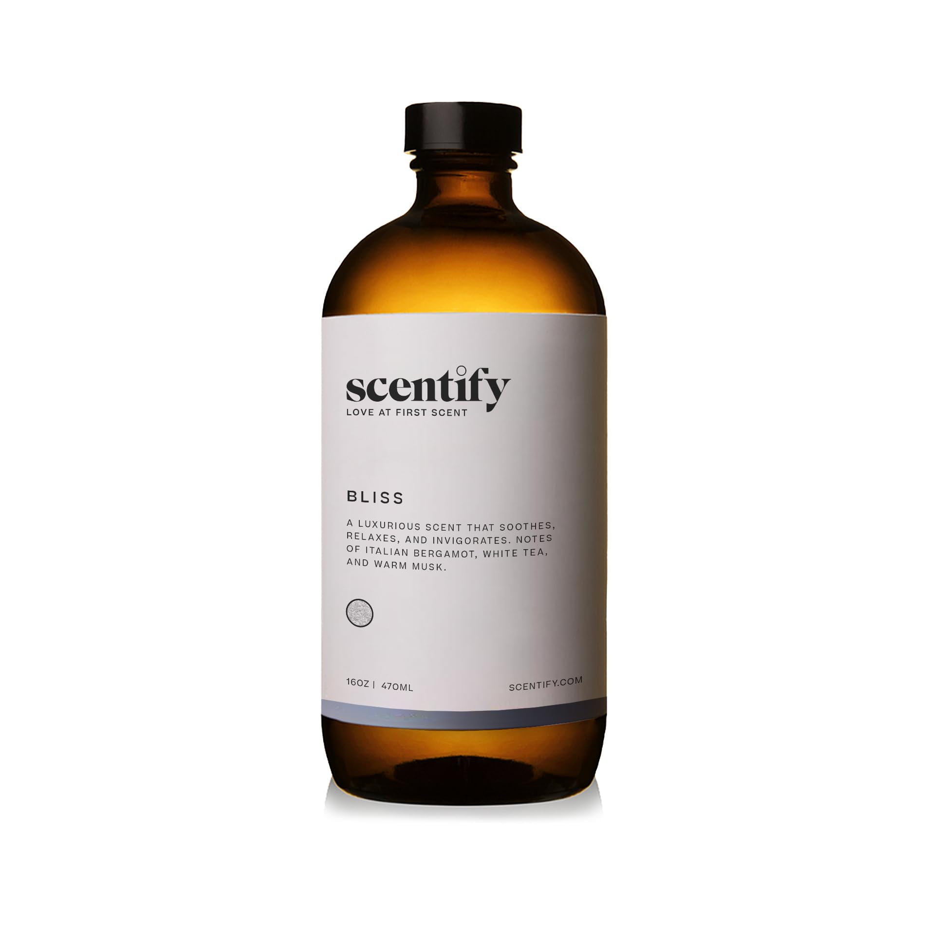 Scentify gota de aceite mostrando textura clara y difusión uniforme