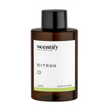 Detalle del aceite Scentify Citron mostrando textura y pureza para difusión efectiva