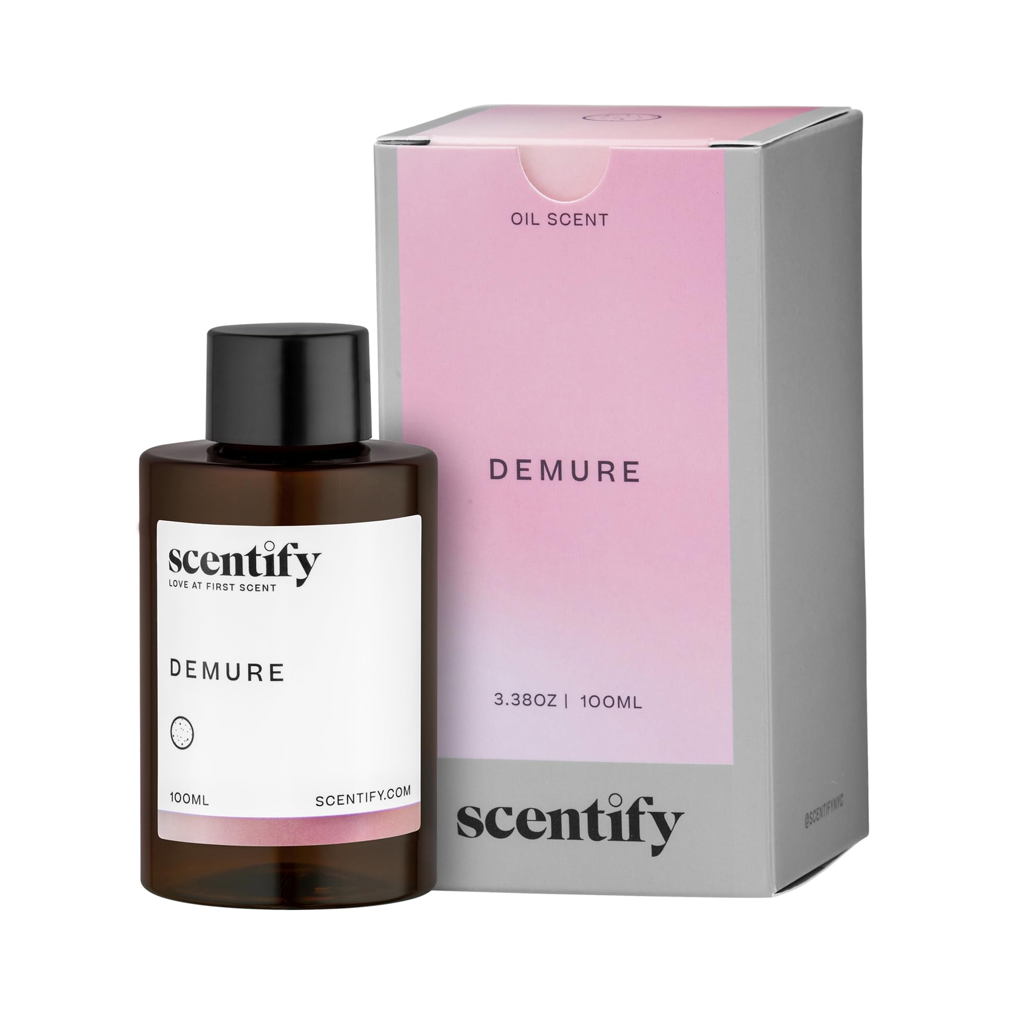 Scentify frasco frontal elegante preserva aroma y aporta estilo