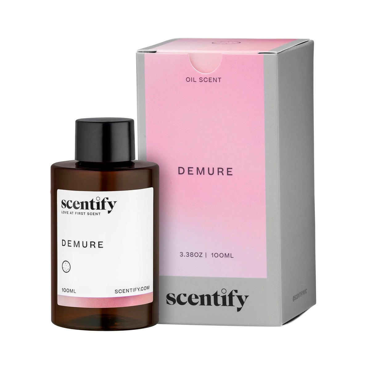 Scentify frasco frontal elegante preserva aroma y aporta estilo