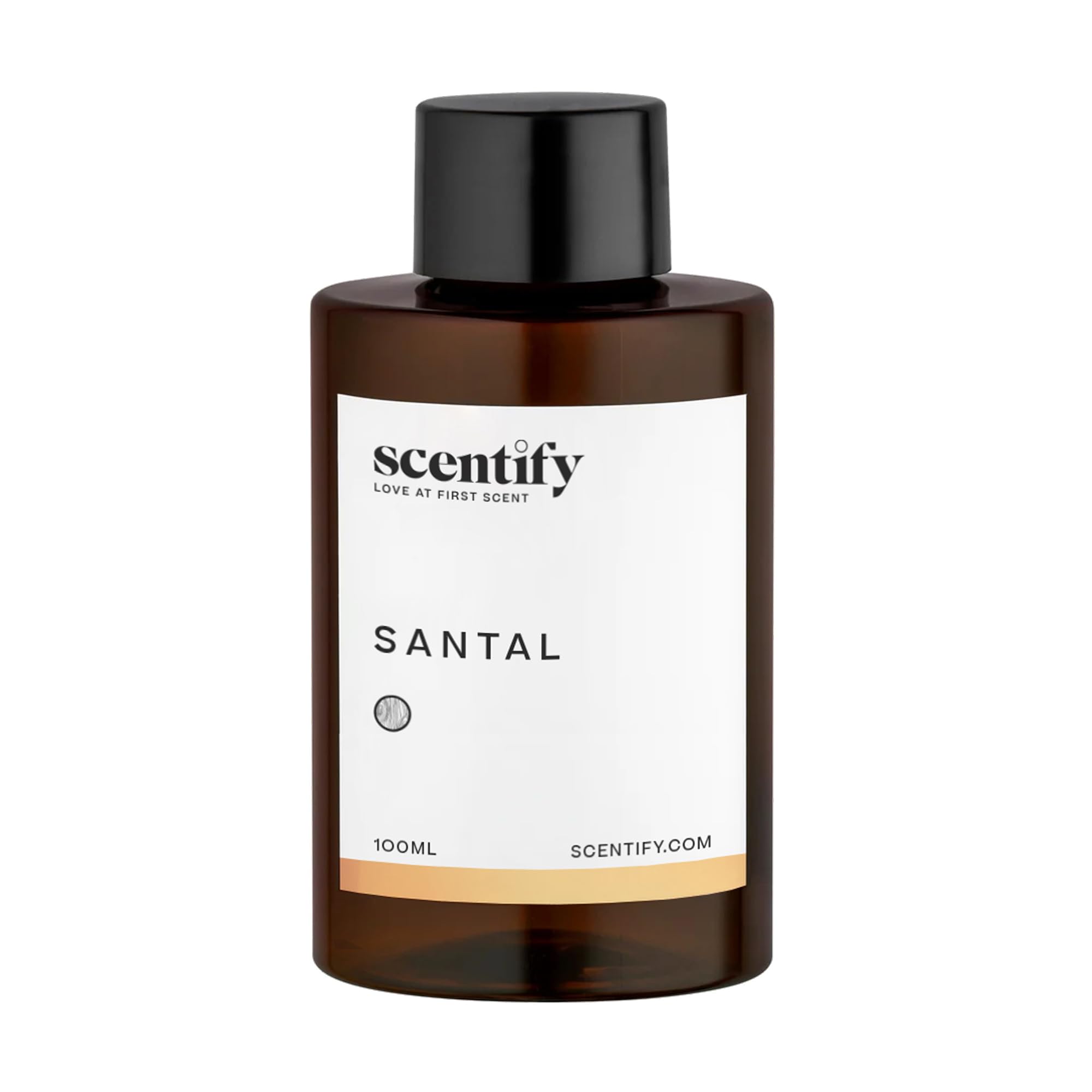 Scentify primer plano del aceite mostrando textura y tono refinado