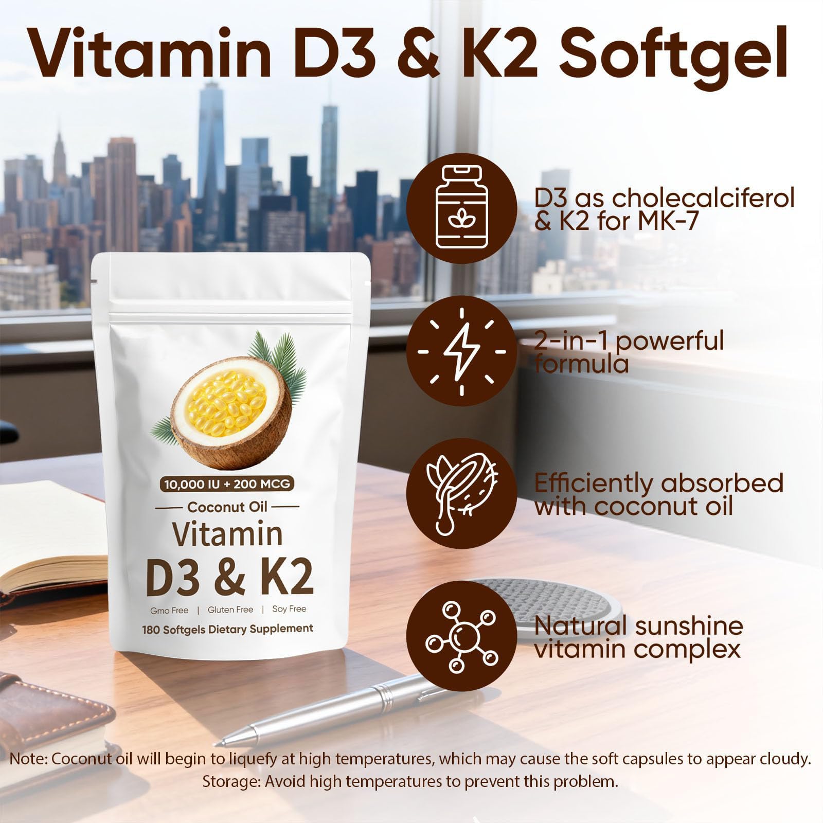 SCEZROB aceite de coco usado como base mejorando absorción de vitaminas
