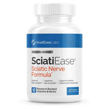SciatiEase envase frontal mostrando 120 cápsulas y beneficios principales