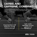 Science in Sport gel comparado con mano para apreciar tamaño práctico