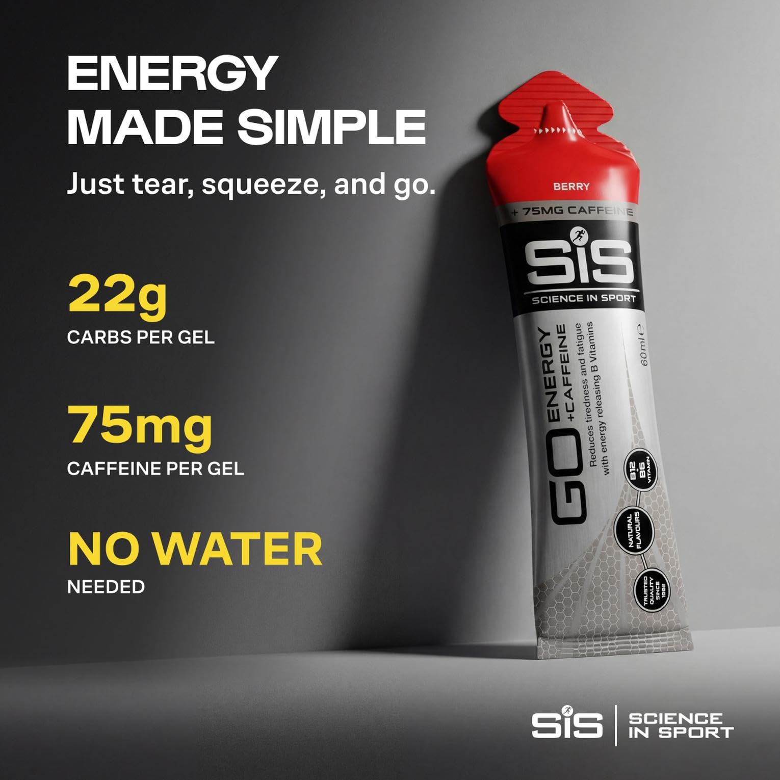 Science in Sport gel en bolsillo de maillot para acceso durante carrera