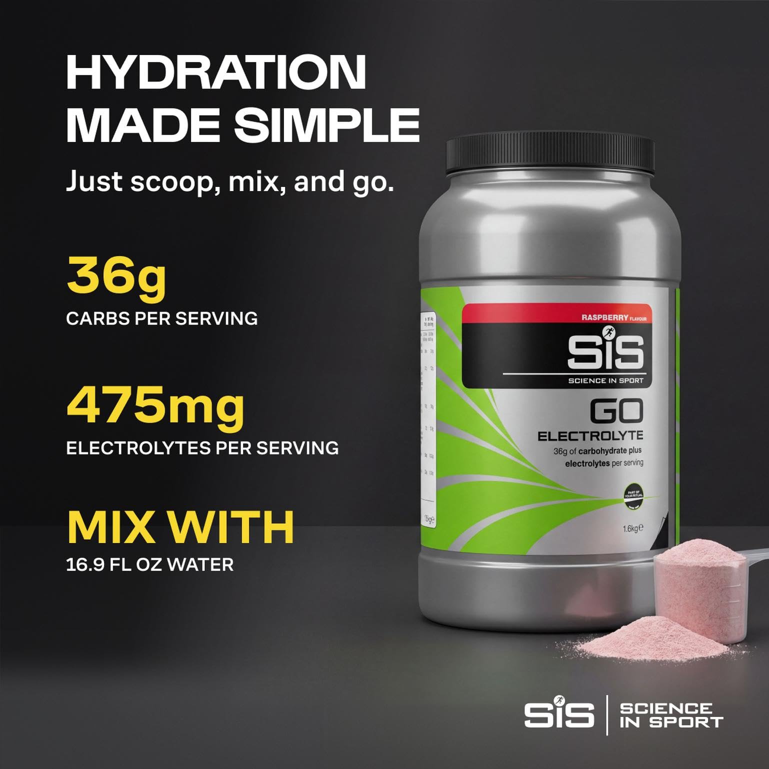 Science in Sport bebida preparada en botella deportiva para hidratación rápida