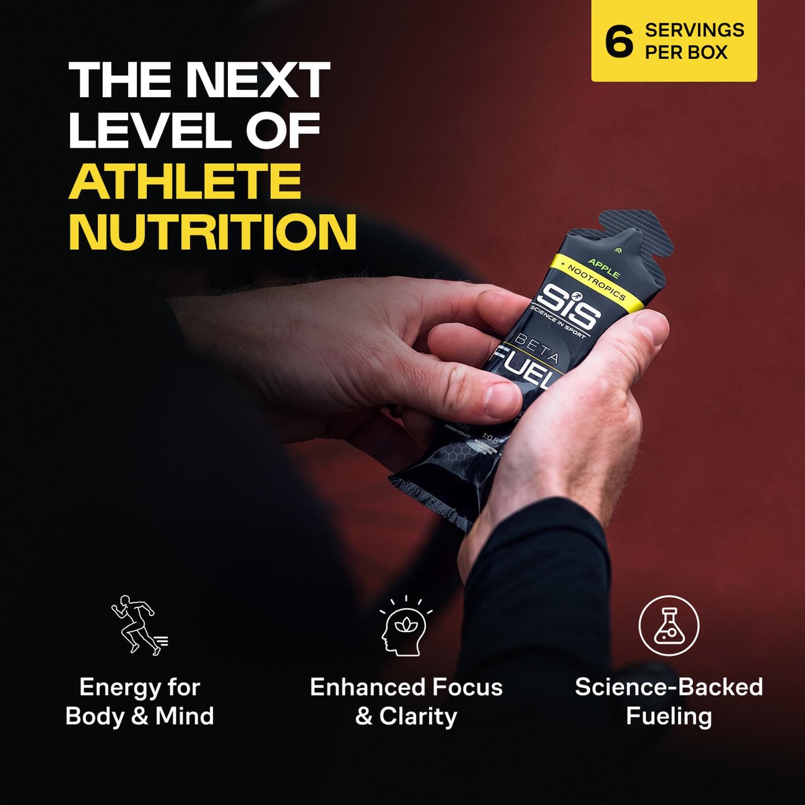Science in Sport sobre abierto con gel listo para consumo rápido
