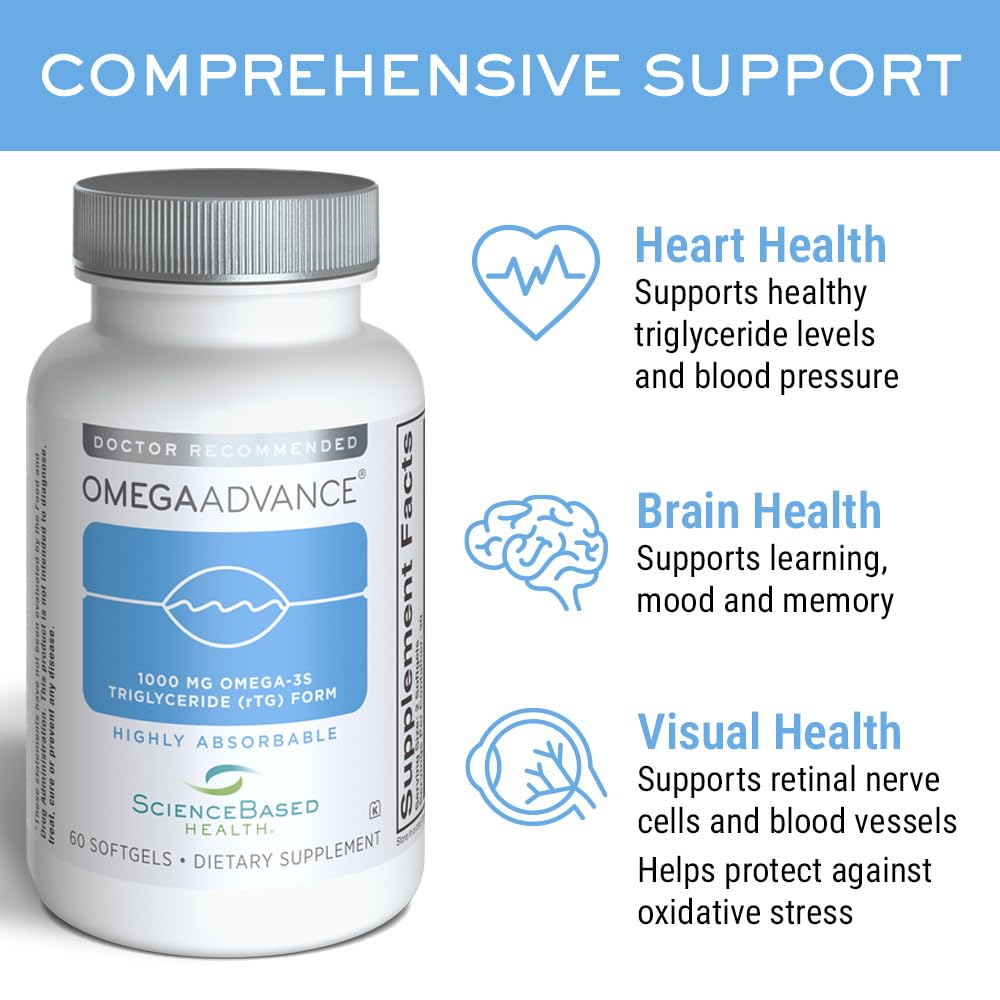 ScienceBased Health etiqueta con instrucciones y datos de potencia