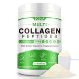 SCOLA envase frontal mostrando mezcla de colágenos y beneficios